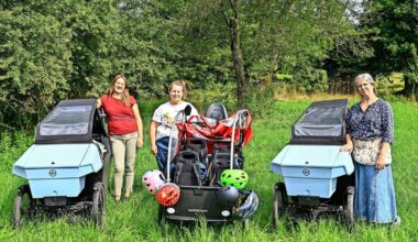 Radfahren in Ostfildern: Tagesmütter bringen Kindern Natur näher – dafür nutzen sie Lastenräder
