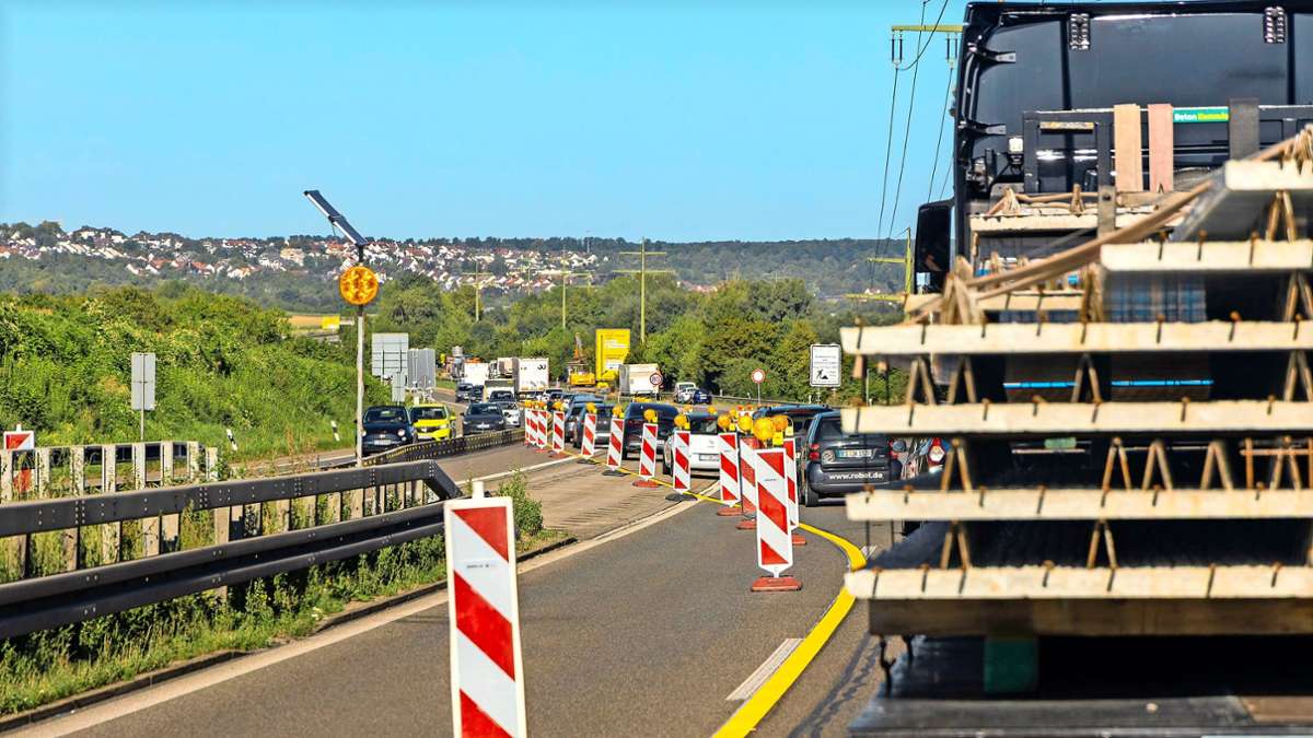 Baustelle auf den Fildern: Pendler im Frust – so lange bleibt die B27 bei Stuttgart gesperrt