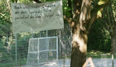 Missglückte Sanierung in Stuttgart: Im Video: Kritik an saniertem Bolzplatz am Max-Eyth-See