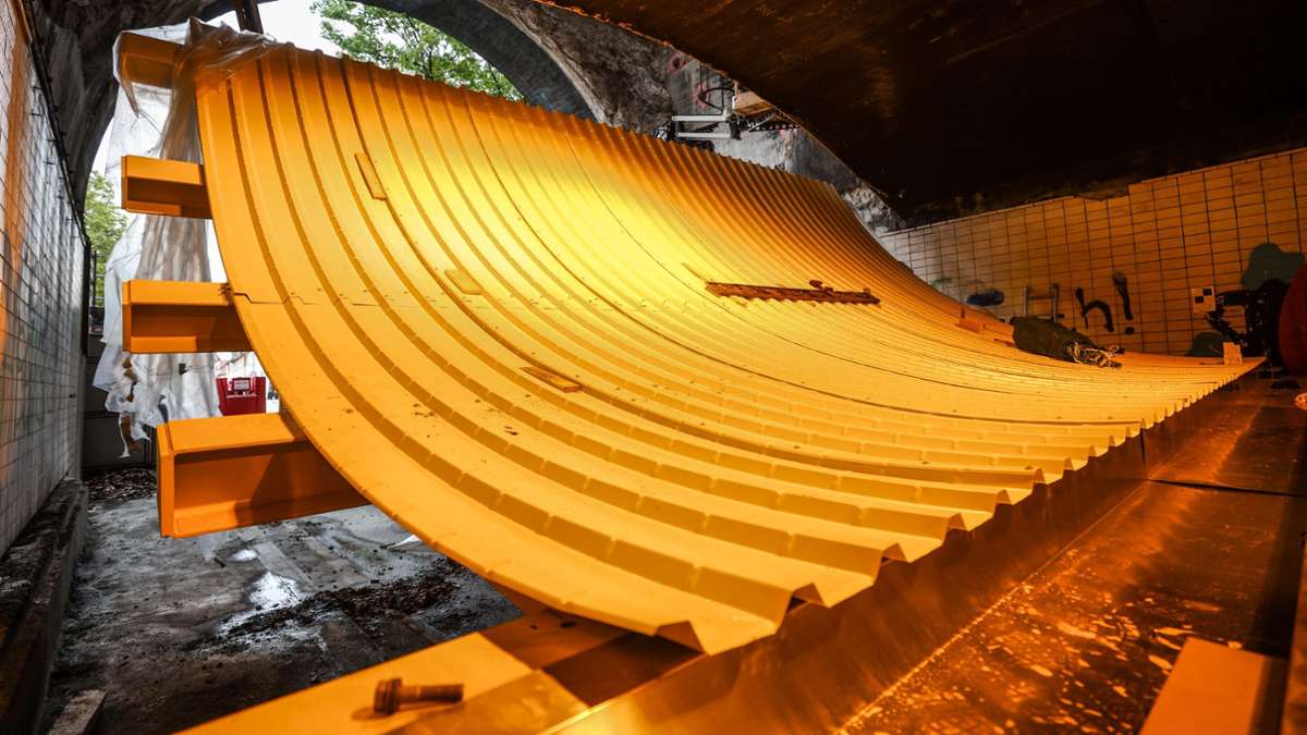 Ferienbaustelle in Stuttgart: Wagenburgtunnel zwei Wochen länger gesperrt