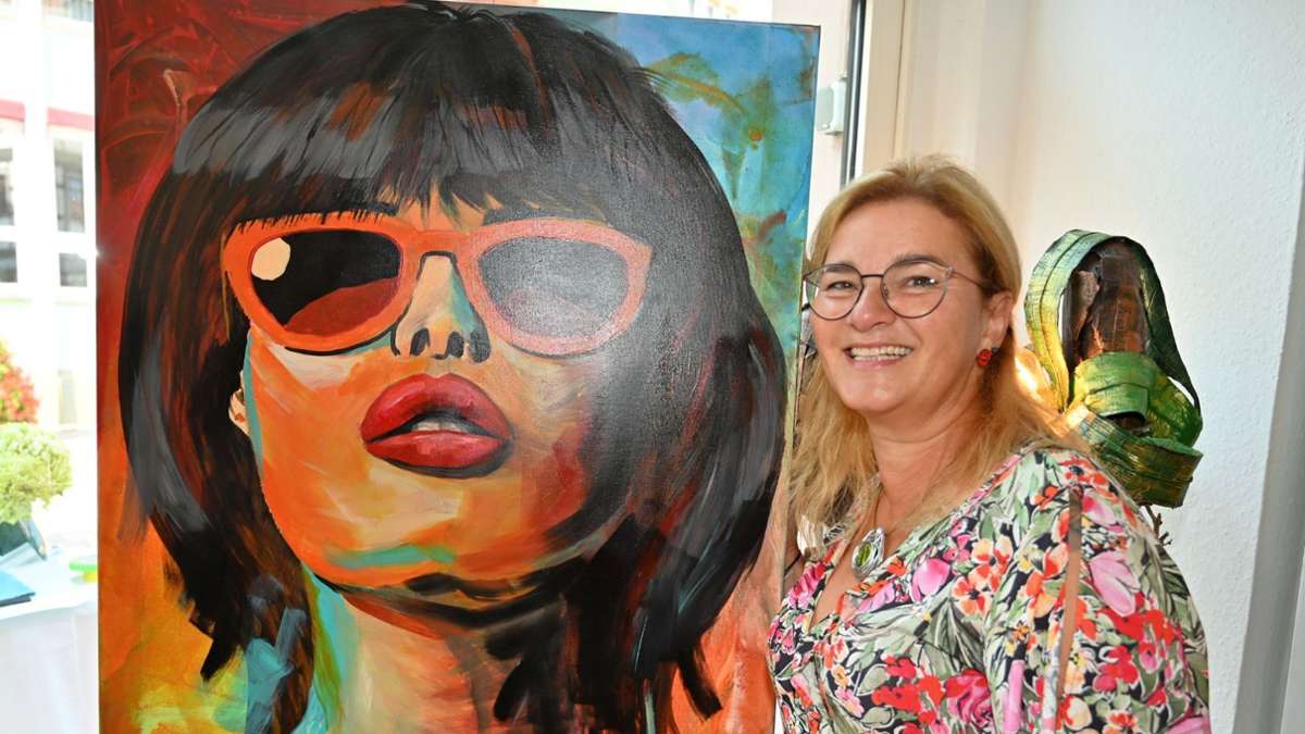 „Das Schöne im Leben“ heißt dieses Bild von Corinna Heller.