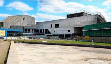 Staatstheater in Karlsruhe: Neues Schauspielhaus: Rohbau steht