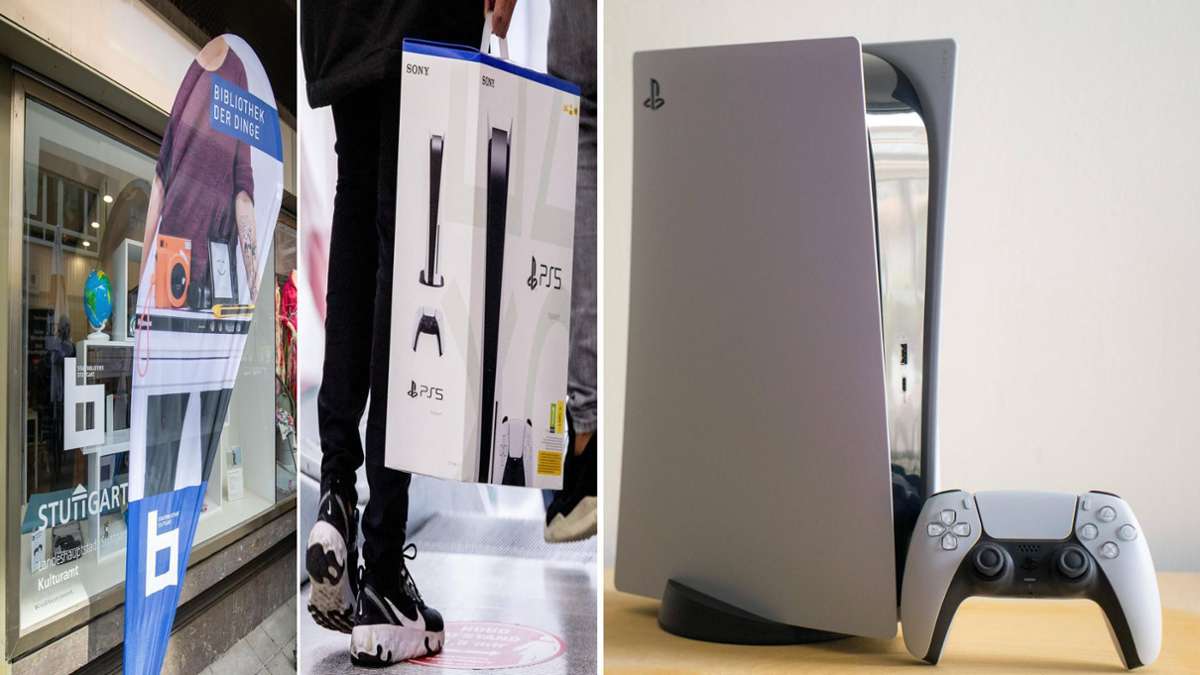 Bibliothek der Dinge in Stuttgart: Leihen statt kaufen: Hier gibt’s die Playstation 5 für 2,50 Euro