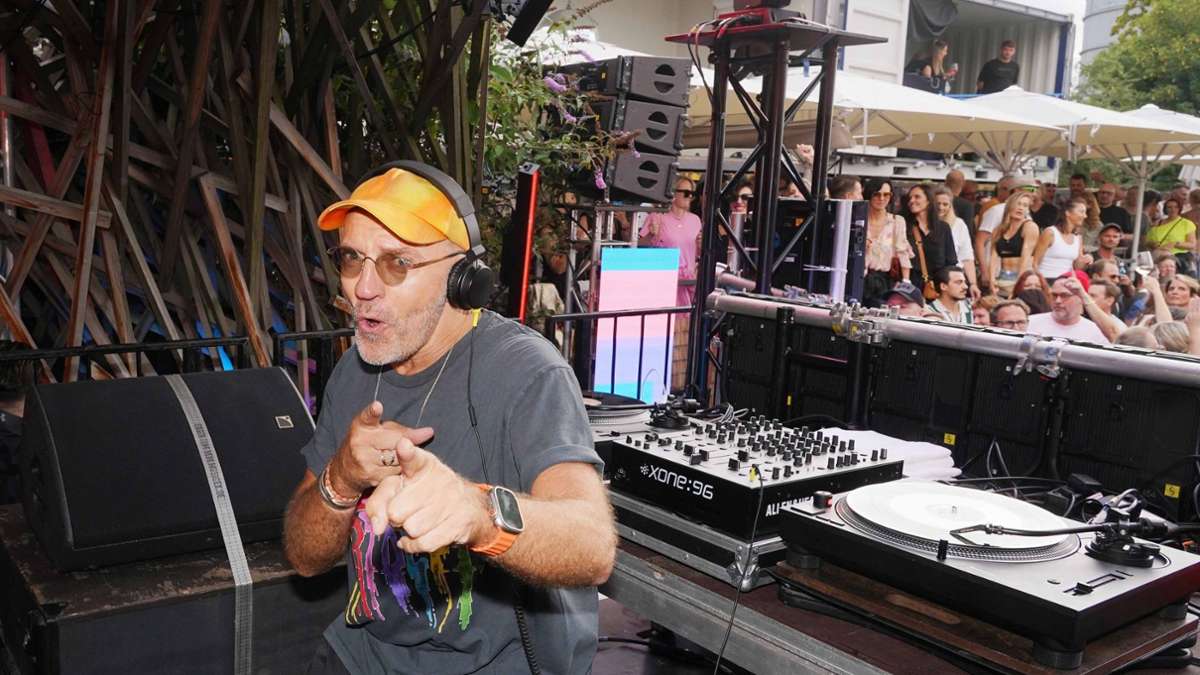 Fridas Pier in Stuttgart-Ost: Star-DJ Sven Väth feiert Open-Air-Rave am Neckar