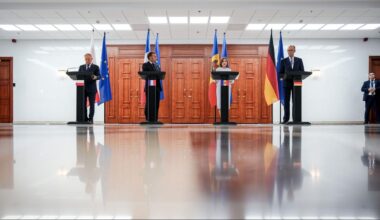 Merz, Macron und Tusk stärken Moldau gegen Russland den Rücken