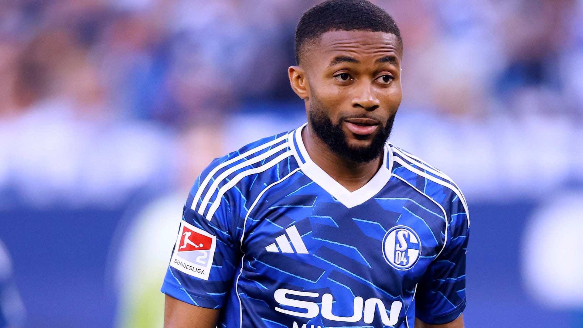 Moussa Sylla bei einem Spiel in der Arena auf Schalke in der vergangenen Saison.