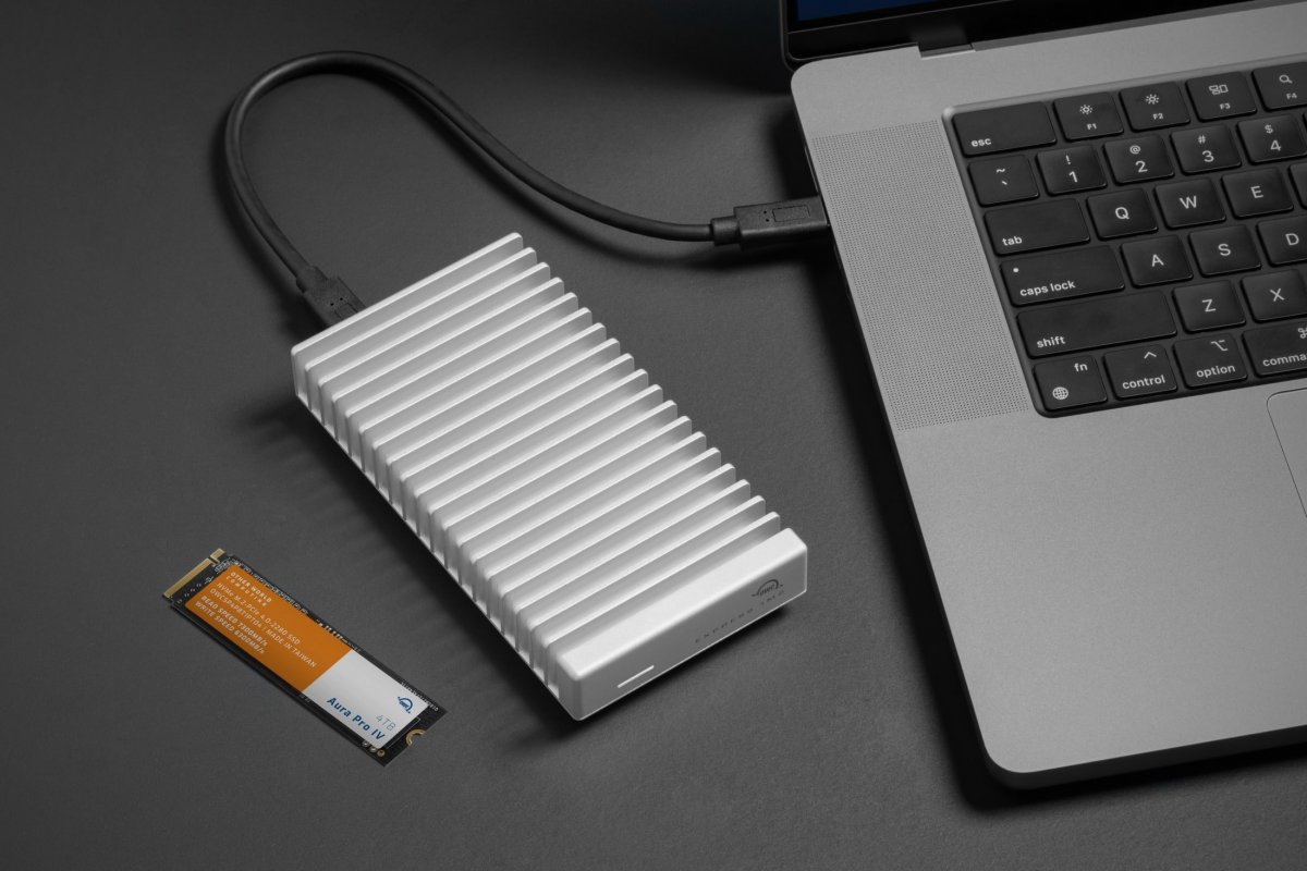 80 Gb/s: Neue Variante von schnellem OWC-Gehäuse für M.2-SSDs