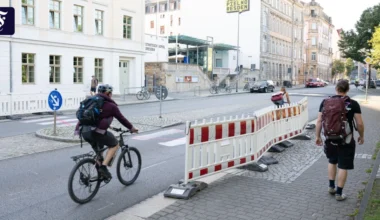 Dresden: Selbstgemalter Zebrastreifen sorgt für Aufregung