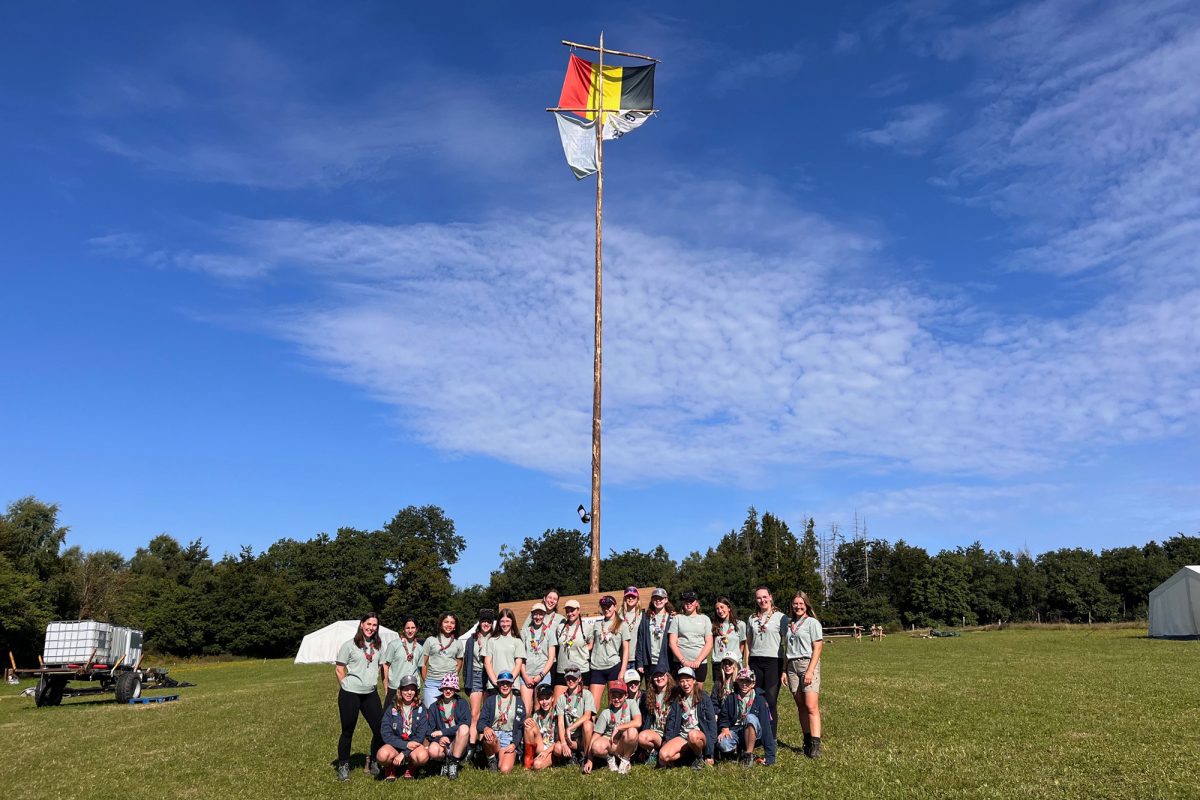 Pfadfinderlager der Einheit St. Georg aus Raeren in Holzheim