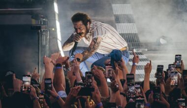 Post Malone am 18. August 2025 auf der Parkbühne Wuhlheide in Berlin