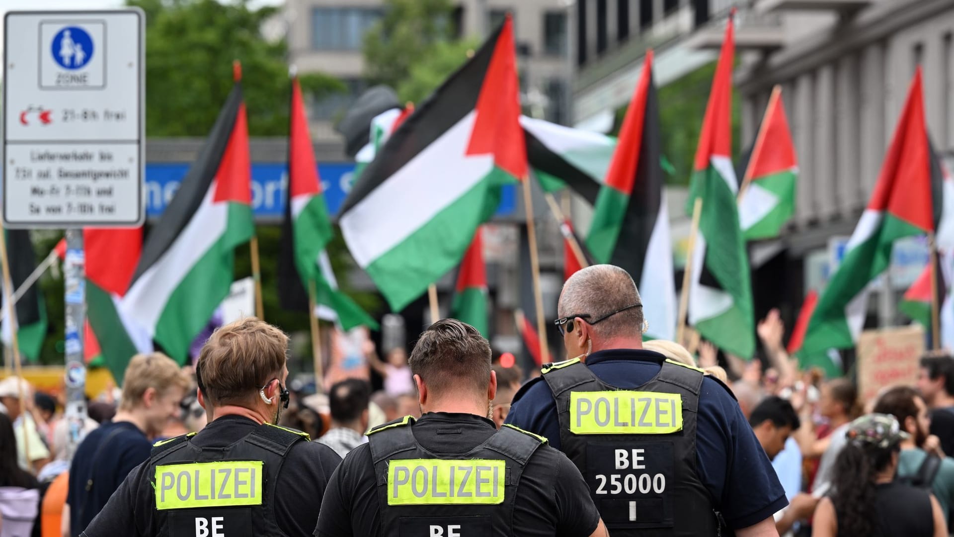 Propalästinensische Demonstration in Berlin