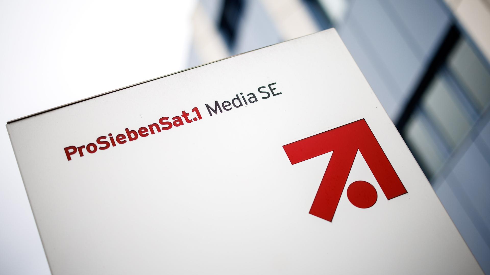 Das Logo und der Schriftzug der "ProSiebenSat.1 Media SE"