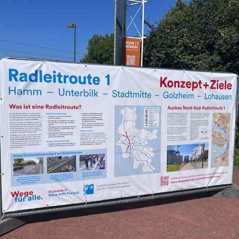 Bauarbeiten für Radleitroute 1 gehen weiter