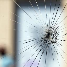 Eine der Scheiben des Cafes "Bajszel" in Berlin zeigt am 29.04.2025 die durch einen Steinwurf verursachte Risse. (Quelle: dpa-Bildfunk/Soeren Stache)