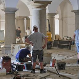 Symbolbild: Baustelle der Hohenzollerngruft unter dem Berliner Dom. (Quelle: dpa/Ditsch)