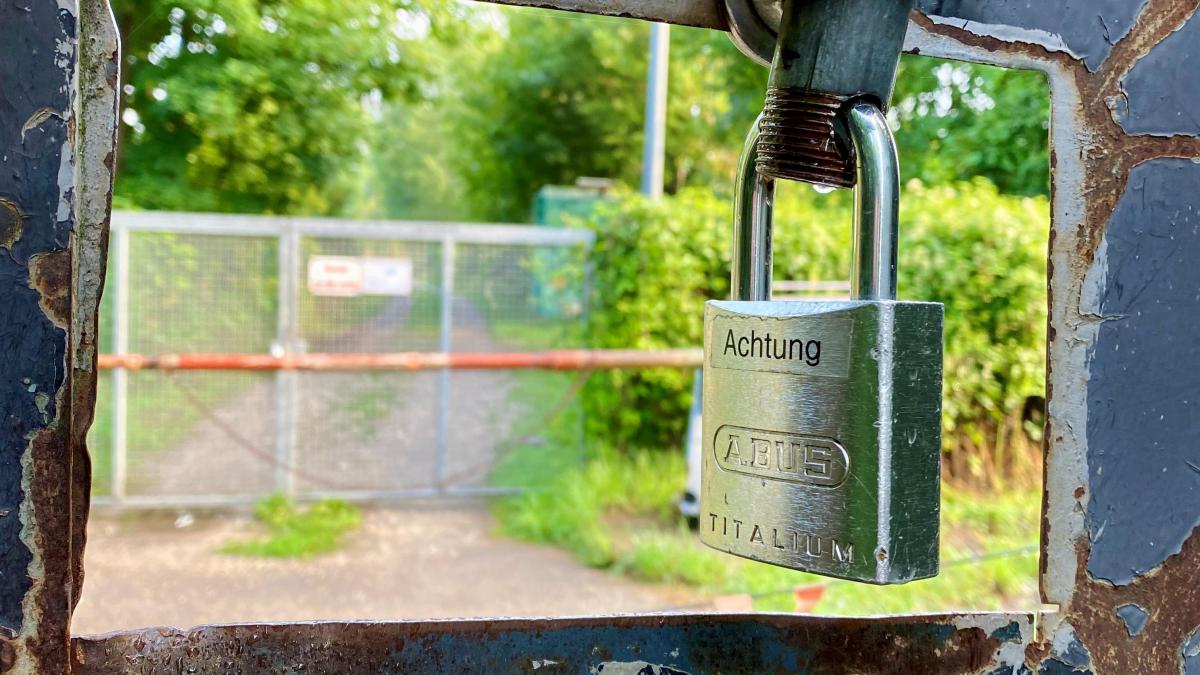 Der Riedinger Park in Augsburg macht Industriegeschichte deutlich