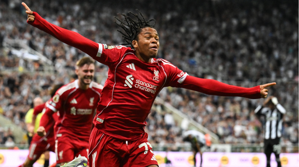 Historischer Siegtreffer: Liverpools Ngumoha steigt zu Rooney auff