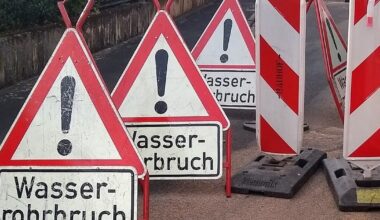 Rimpar: Straße nach Güntersleben nach…
