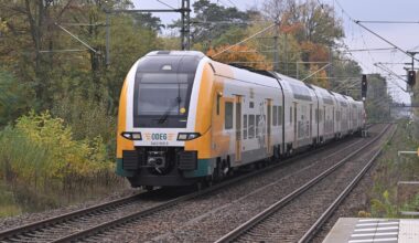 RE1 fährt zwischen Berlin und Frankfurt (Oder) unregelmäßig