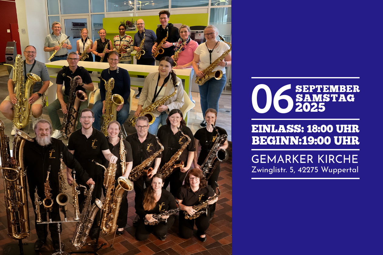 Benefizkonzert von SAX FOR FUN und SAXOPHORIA