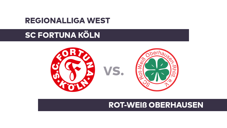 SC Fortuna Köln - Rot-Weiß Oberhausen: Fortuna Köln erwartet Oberhausen - Regionalliga West