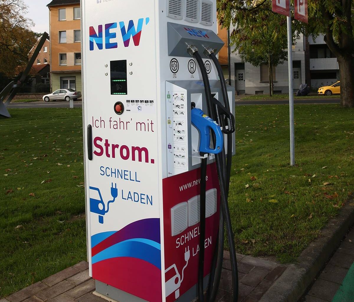 Auslastung der E-Ladesäulen laut NEW zufriedenstellend