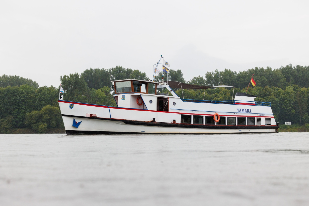 Schon über 90 Jahre auf Rhein-Fahrt: Fährschiff „Tamara“