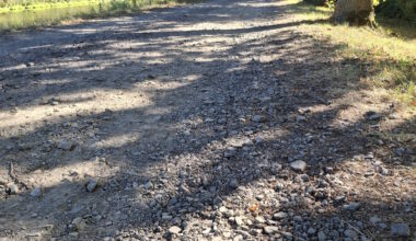 Wer verantwortet die abgefahrene Schotterpiste am Elsterflutbett? · Leipziger Zeitung