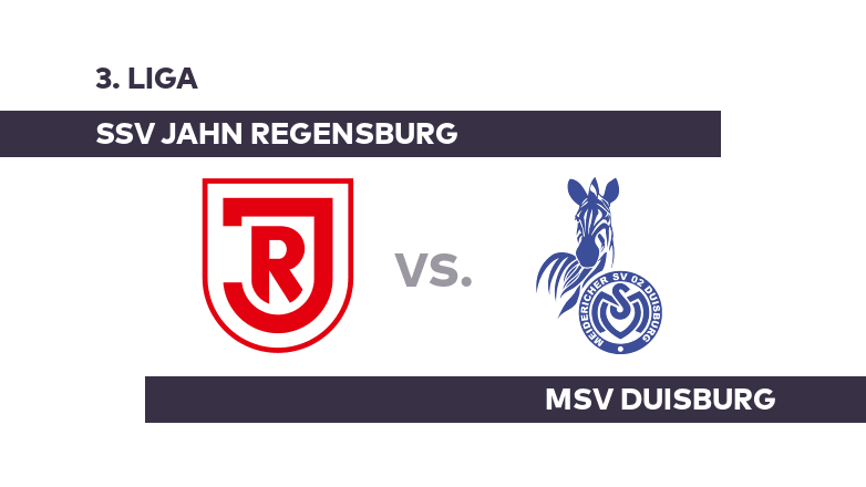 SSV Jahn Regensburg - MSV Duisburg: Regensburg empfängt Duisburg - 3. Liga