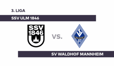 SSV Ulm 1846 - SV Waldhof Mannheim: SSV Ulm 1846 empfängt Mannheim - 3. Liga