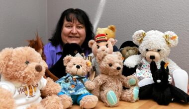 Warum diese Augsburgerin Steiff-Teddys sammelt