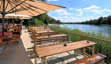 Bob's Bootshaus am Augsburger Kuhsee: Essen in schönster Umgebung