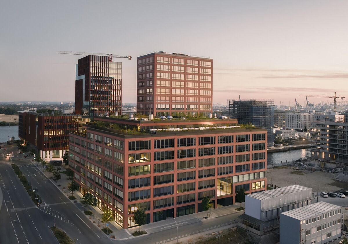 Bürogebäude von HENN in Hamburg / Gerastert am Elbbrückenquartier - Architektur und Architekten - News / Meldungen / Nachrichten
