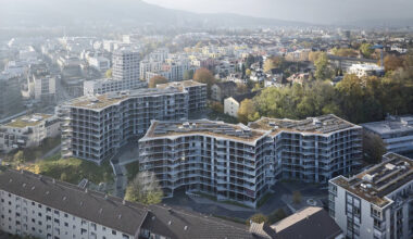 Geschosswohnen in Zürich von Michael Meier und Marius Hug Architekten / In den Hang gefaltet - Architektur und Architekten - News / Meldungen / Nachrichten