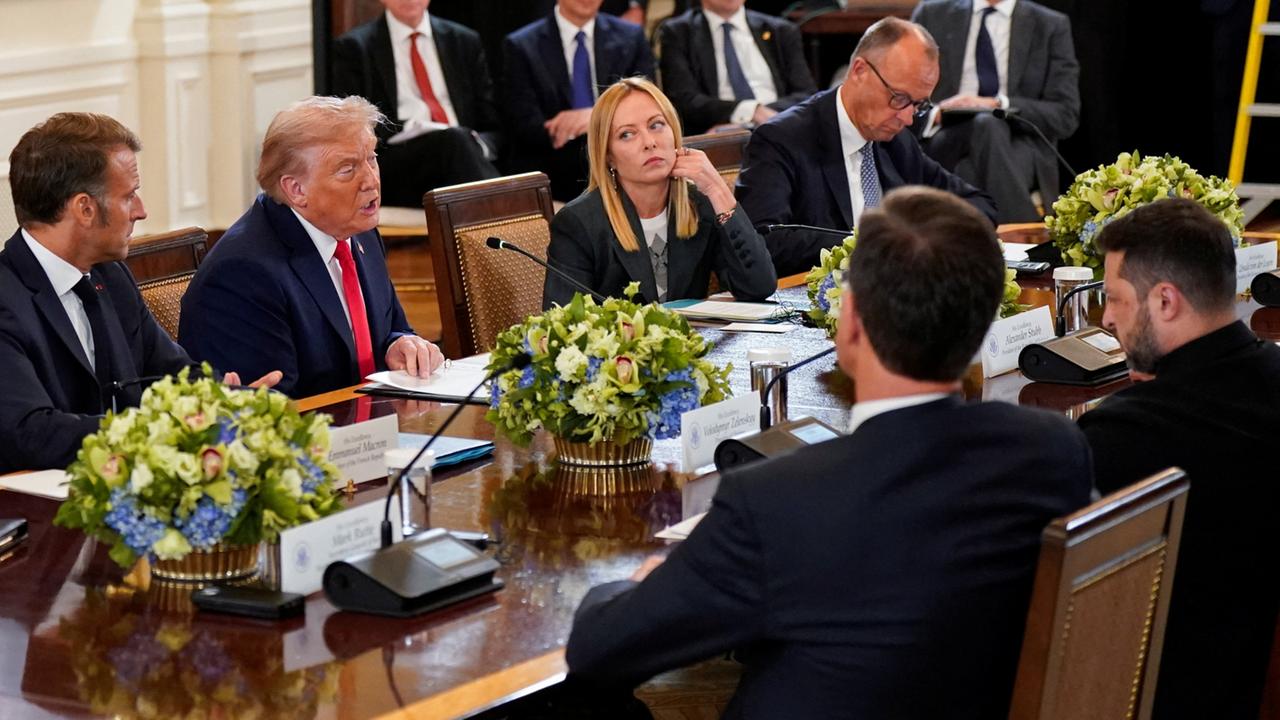 Trump empfängt Vertreter Europas zu Ukraine-Gipfel in Washington