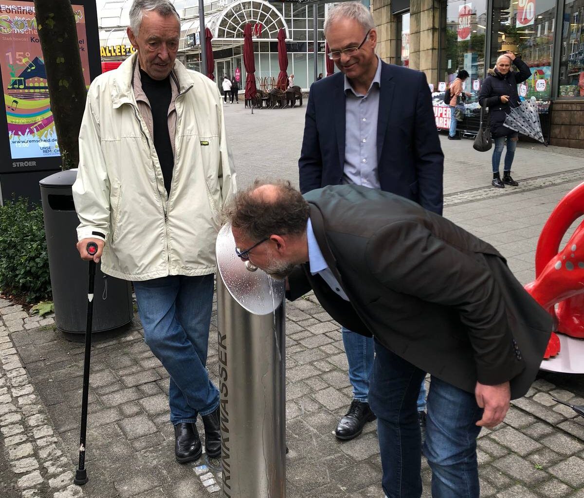 Remscheid hat mehr Trinkwasserbrunnen als Solingen