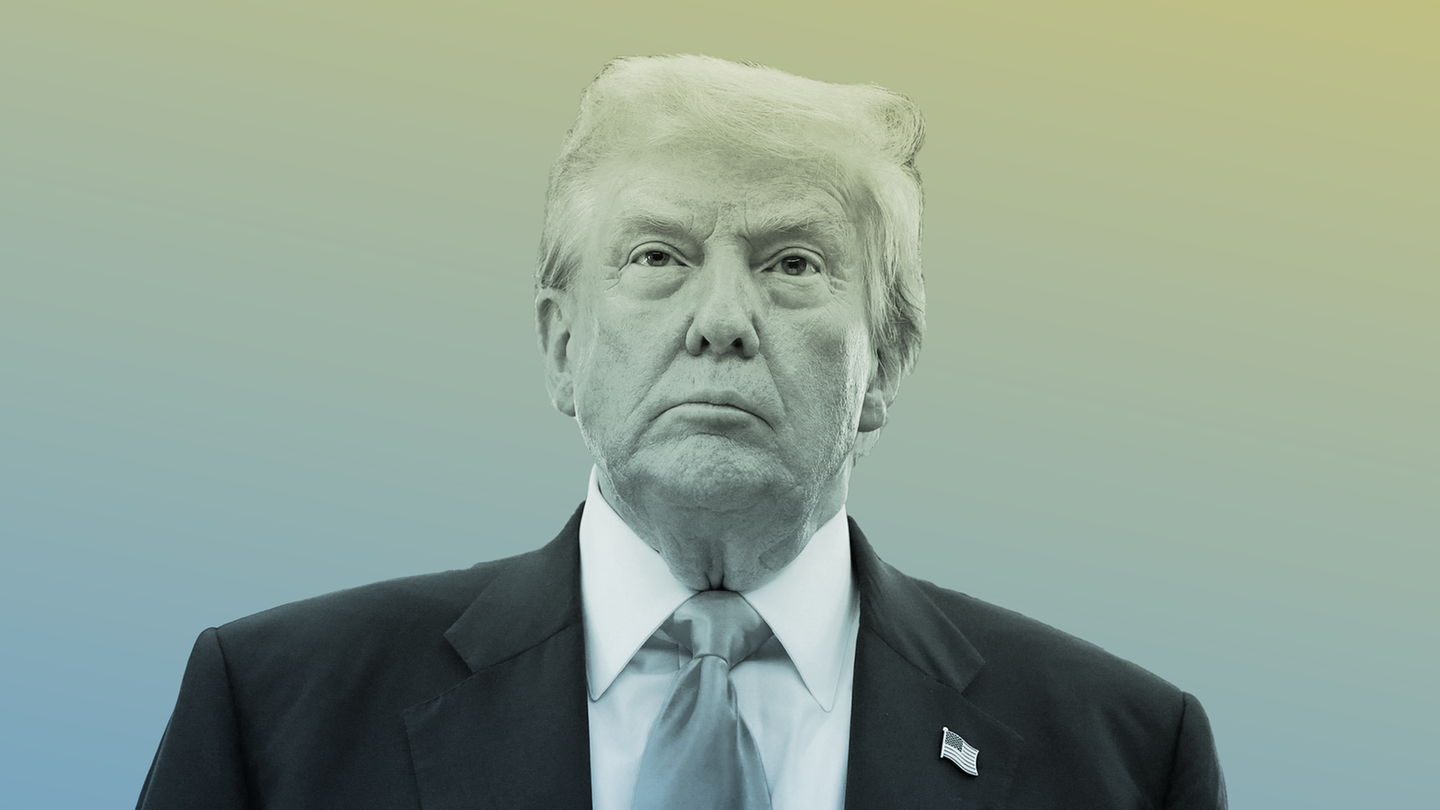 Donald Trump in Collagen-Optik