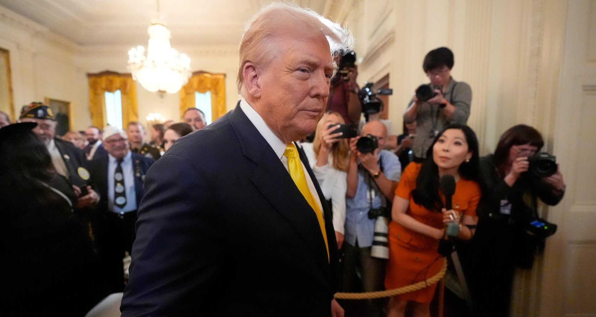 US-Präsident Donald Trump im Weißen Haus in Washington.