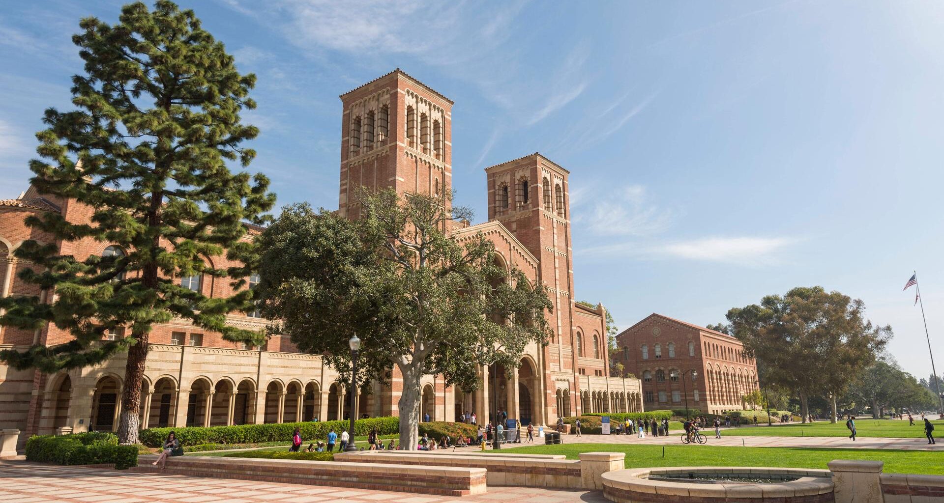 Der Campus der Universität von Kalifornien, UCLA, in Los Angeles.