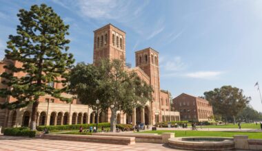 Der Campus der Universität von Kalifornien, UCLA, in Los Angeles.