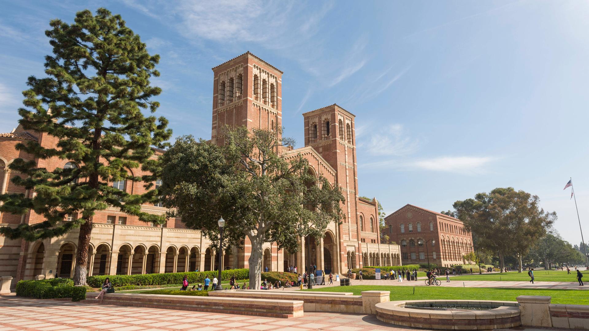 Der Campus der Universität von Kalifornien, UCLA, in Los Angeles.