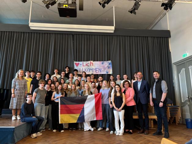 Das Französischprofil des Helene-Lange-Gymnasiums mit ihren Austauschpartnern aus St.-Orens-de-Gameville  