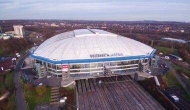 Über der Veltins-Arena passiert es – Konkurrenz schaut ganz genau hin