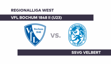 VfL Bochum 1848 II (U23) - SSVg Velbert: Velbert hat Luft nach oben - Regionalliga West