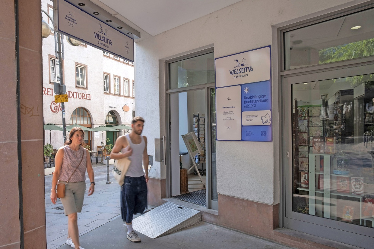 Vielseitig & Büchergilde hat beim Goethehaus einen neuen Platz gefunden.