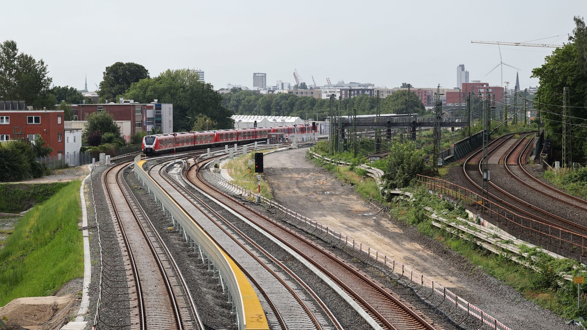 Baustelle Diebsteich-Bahnhof Altona