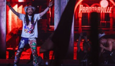 Star-DJ Steve Aoki legt im Rheinriff auf
