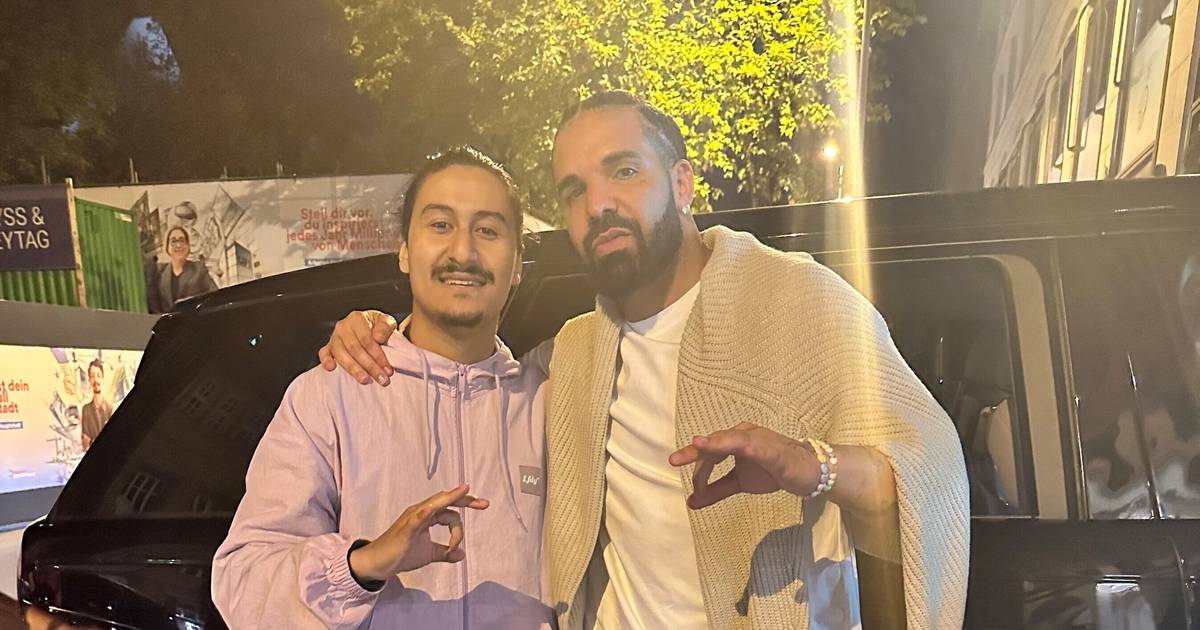 Nach langer Wartezeit und mitten in der Nacht – Düsseldorfer trifft Superstar Drake