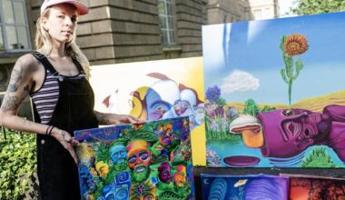 Düsseldorf: Klage gegen Kunstakademie - so malt Ina Q.
