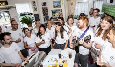 Die Düsseldorfer Altbierstimmen singen laut und gerne